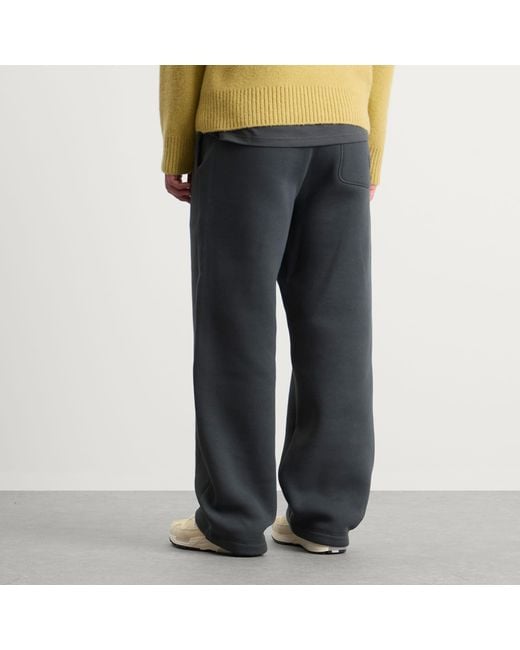 AMI Blue Brushed Fleece Big Adc Jogger for men