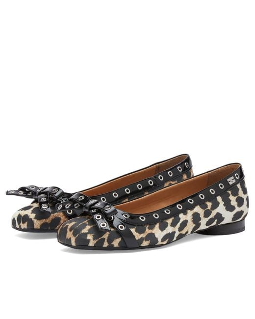 パンプス GANNI Eyelets Bow Ballerina GANNI Eyelets Bow Ballerinas | Shopbop