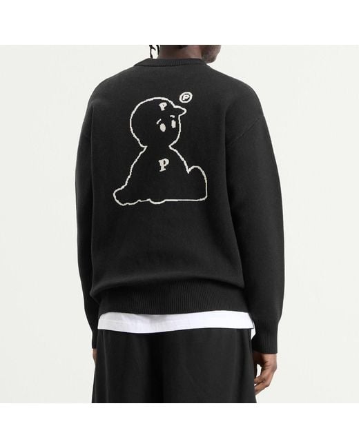 Pawa Speed Sports Black Og Boy Knit Sweater for men