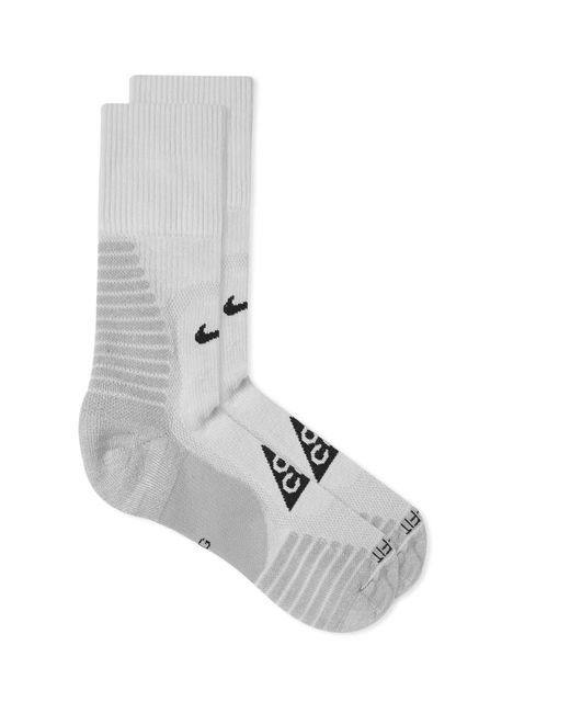 Nike Gray Acg Outdoor Cushioned Crew Sock
