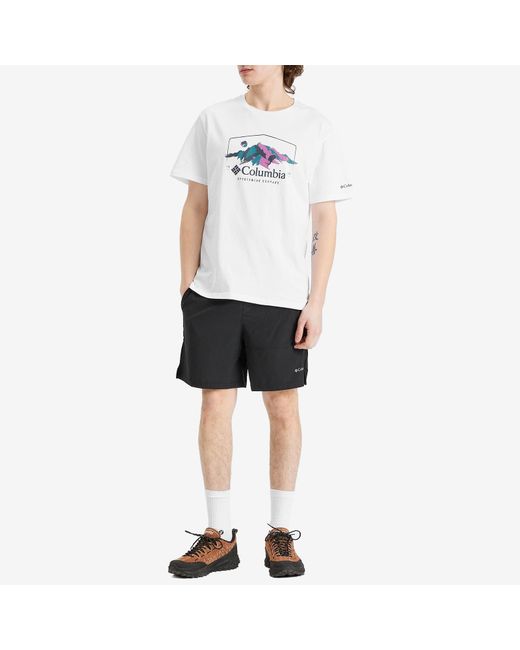 Columbia White Path Lake Graphic T-Shirt for men