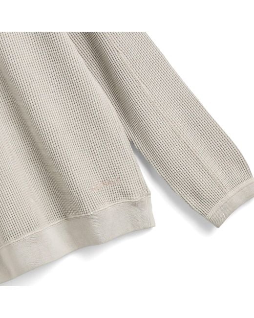 Gramicci Gray Waffle Crew Sweater