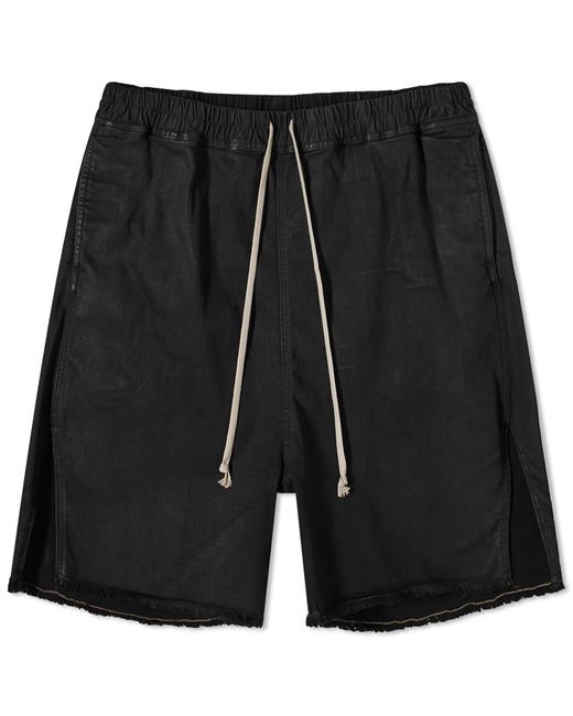 Rick Owens Black Denim Boxers Shorts for men
