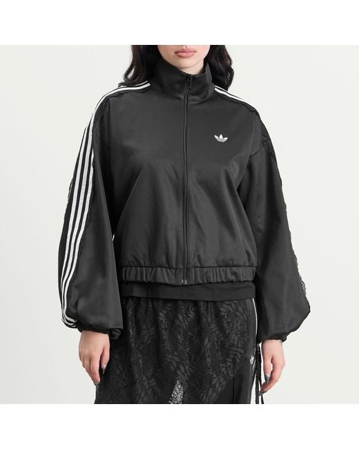Adidas Black Lace Oversized Track Top