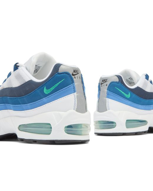 Nike Blue Air Max 95 Big Bubble Sneaker