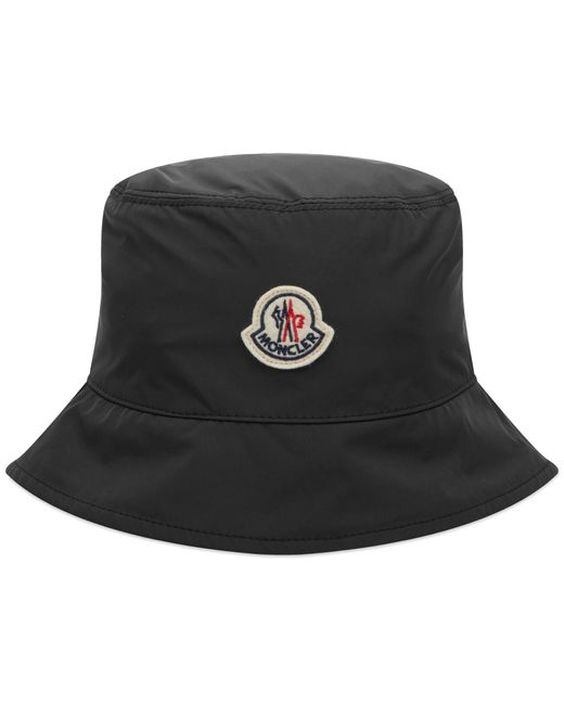Moncler Black Monogram Bucket Hat for men