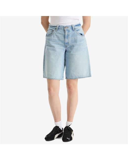 Levi's Blue Baggy Dad Jorts