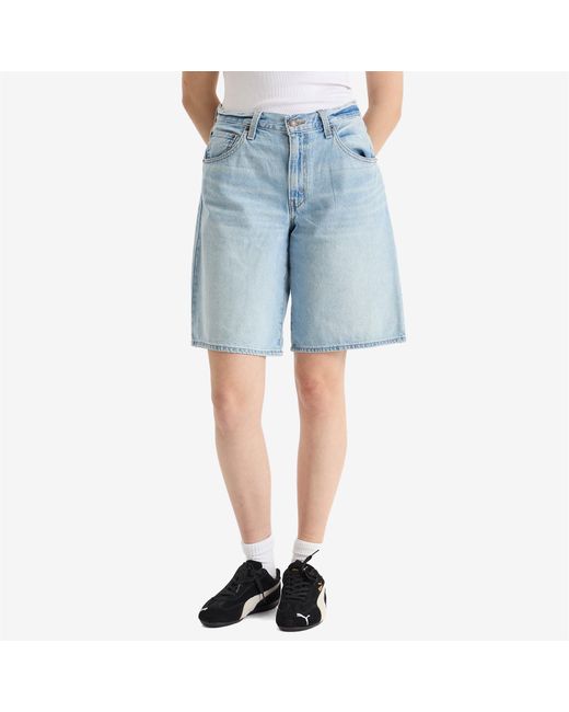 Levi's Blue Baggy Dad Jorts