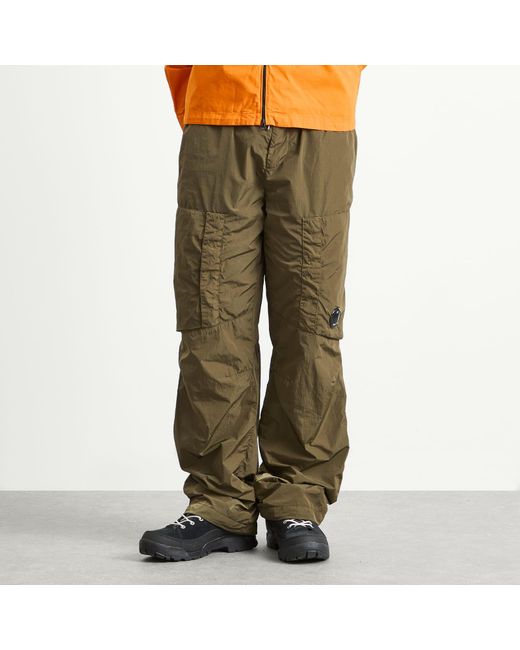 C P Company Green Chrome-R Cargo Pants for men