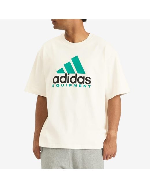 Adidas White Eqt T-Shirt for men