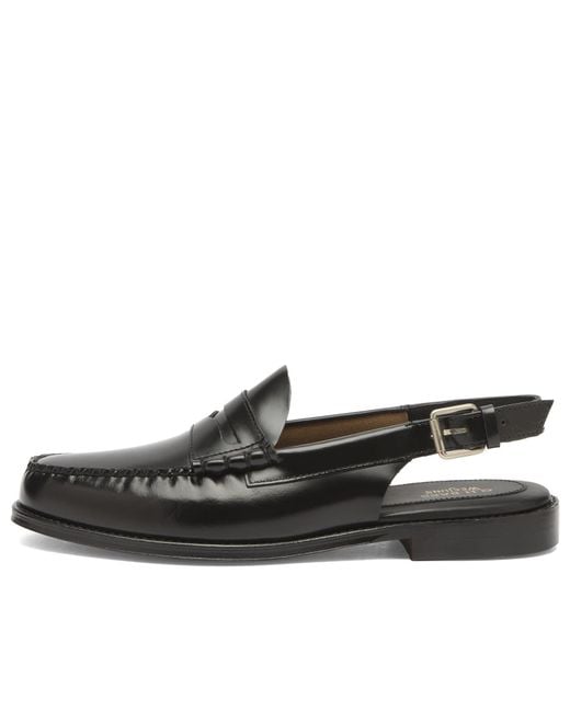 G.H.BASS Black Larson Slingback Loafer for men