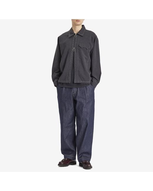 ACMH by Magic Castles Gray Normil Zip Through Jacket for men
