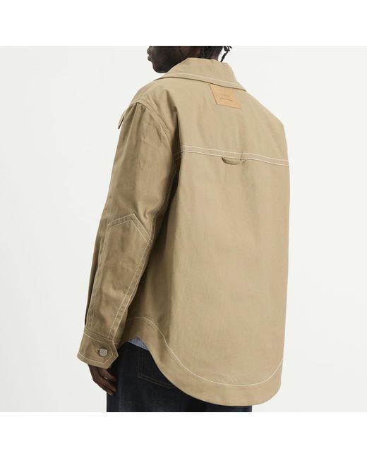 AMI Natural Worker Shirt Jacket for men