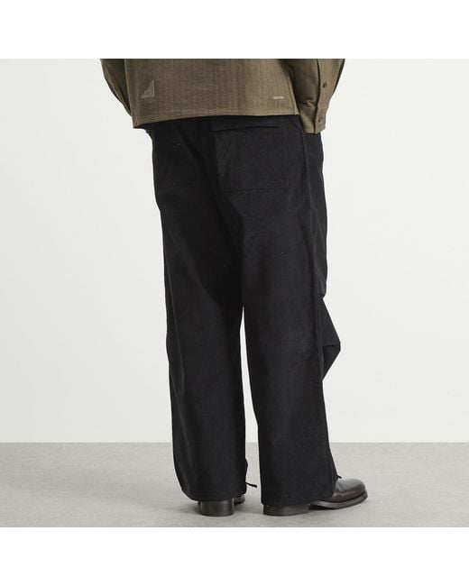 Kardo Blue Abeer Cord Cargo Trouser for men