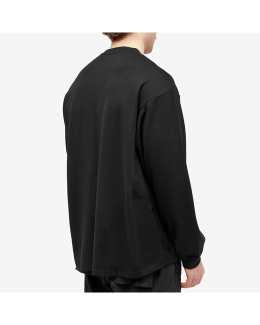 GOOPiMADE Black Long Sleeve G_Model-01 3D Pocket T-Shirt for men