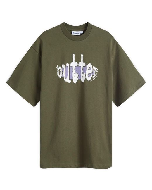 Butter Goods Green Frenzy T-Shirt for men