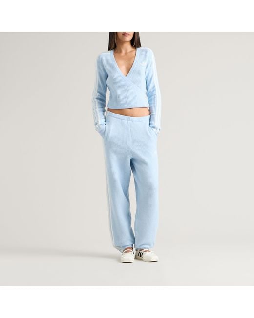 Adidas Blue X Jennie Knit Wrap Cardigan