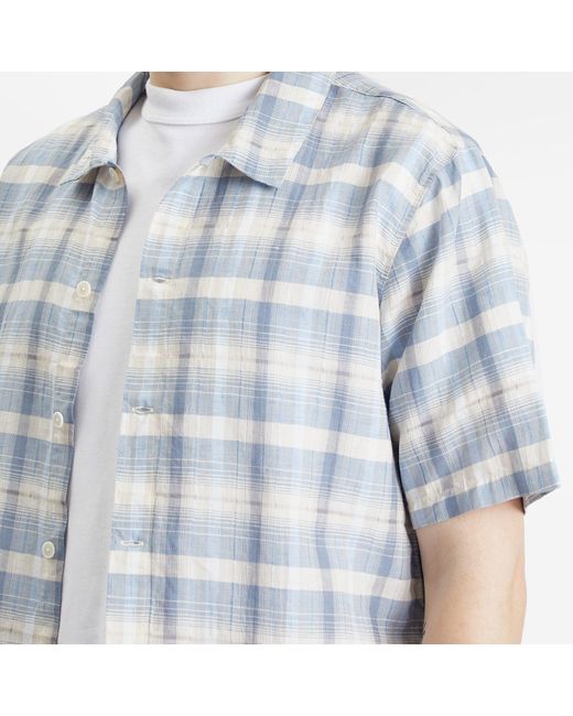 Folk Blue Gabe Short Sleeve Shirt for men