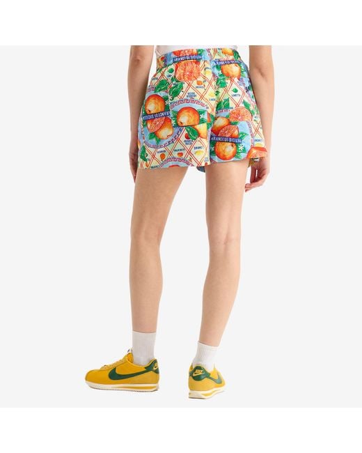 Damson Madder Blue Pull On Shorts