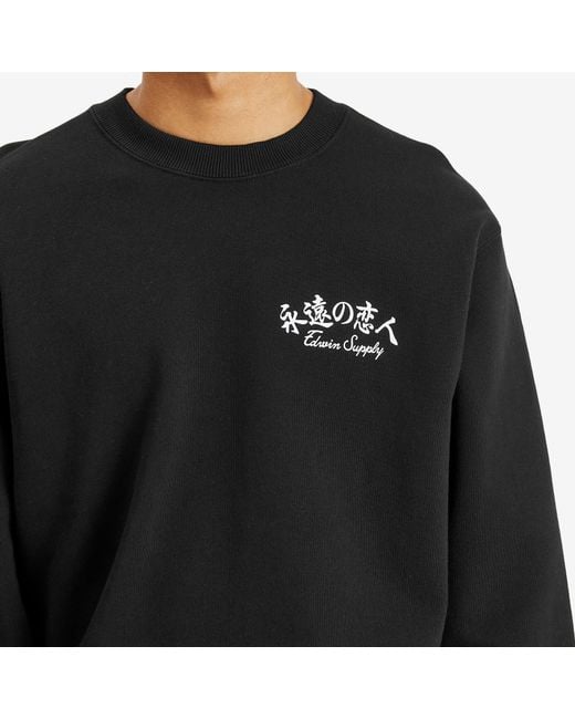 Edwin Black Forever Lover Sweatshirt for men