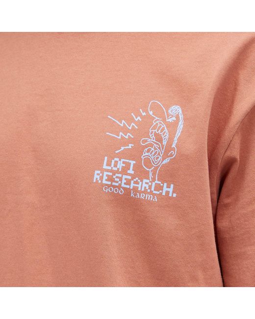 LO-FI Orange Good Karma T-Shirt for men