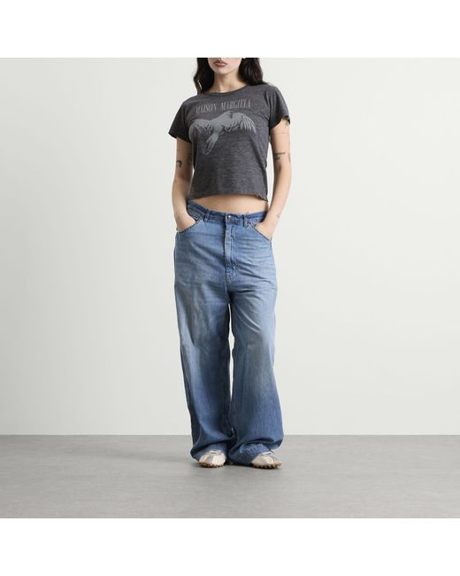 Maison Margiela Black Bird Fitted T-Shirt