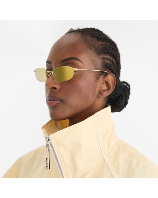 Balenciaga White Bb0412S Sunglasses