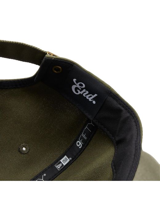 E by END. Green New Era 9Fifty Retro Crown