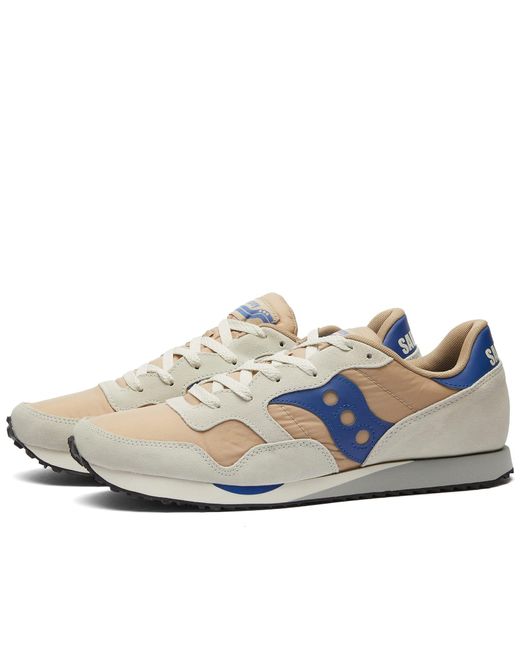 Saucony Blue Dxn Trainer Vintage Sneakers for men