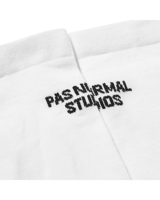 Pas Normal Studios White Essential Sock for men