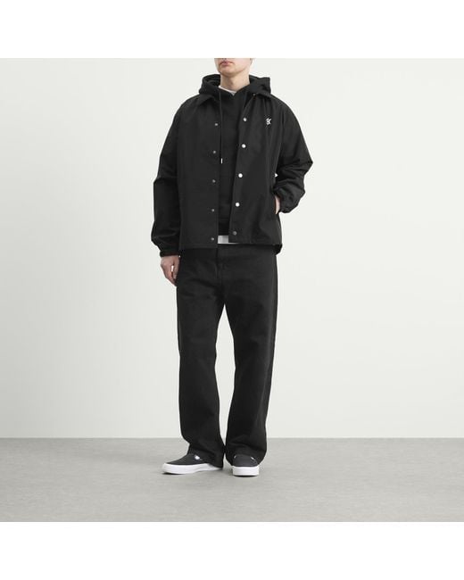 Daily Paper Black Alias Dias Coach Jacket for men