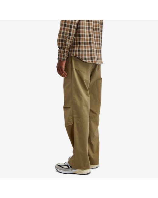 FRIZMWORKS Green Banding Wide Fatigue Trousers for men