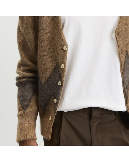 Second/Layer Green Second Layer Chevy Cardigan for men