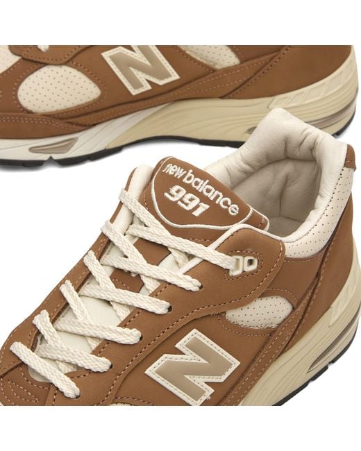 New Balance Brown 991V1 Sneaker