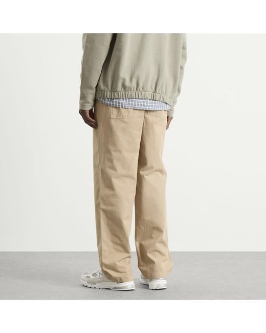 Norse Projects Natural Kvitfjell Relaxed Cotton Twill Pants for men