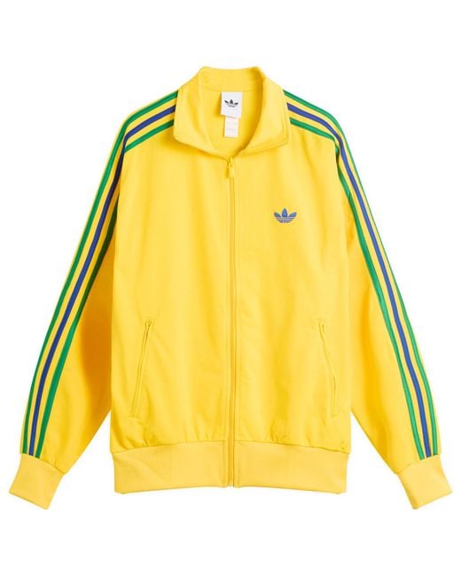 Adidas Yellow Firebird Tracktop for men