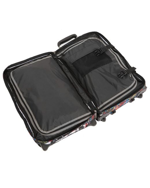 Eastpak Black X Basquiat Transit'R Medium Luggage Case