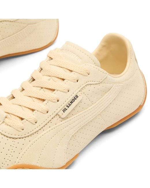 PUMA Natural X Jil Sander K-Street Suede Sneakers