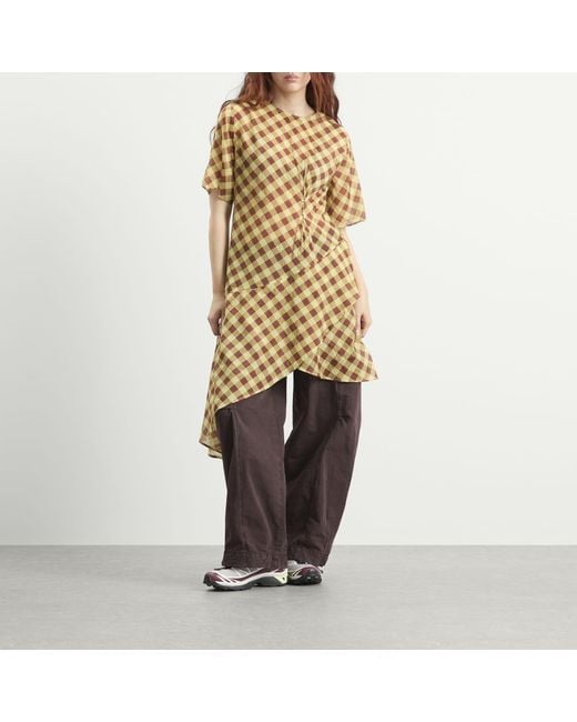 Damson Madder Yellow Harmony Midi Dress