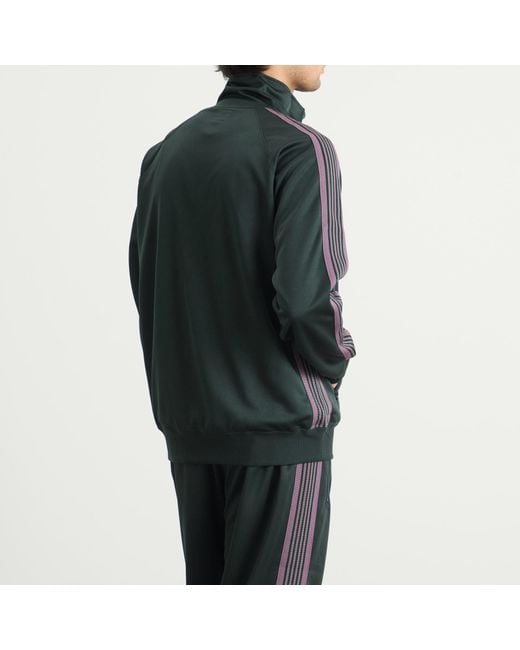 Needles Green Poly Smooth Track Jacket for men