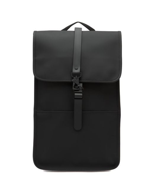 Rains Black Backpack for men