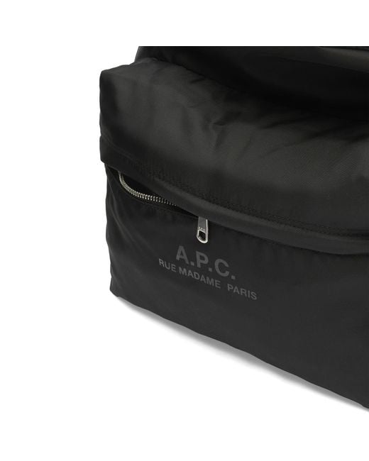 A.P.C. Black Backstage Backpack for men