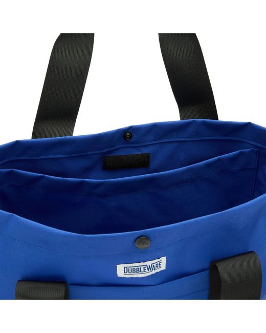 Dubbleware Blue Vintage 2-Way Tote Bag for men