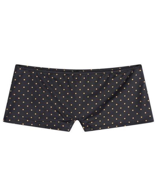 Fruity Booty Gray Celine Polka Swim Shortie