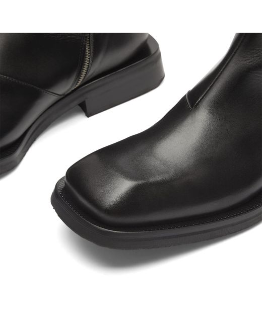 Eytys Black Piston Leather Boots for men