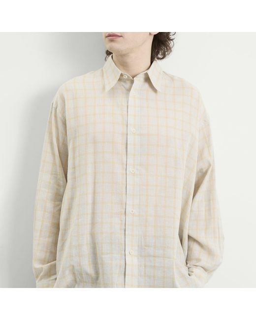 SAGE NATION Natural Chisholm Check Shirt for men