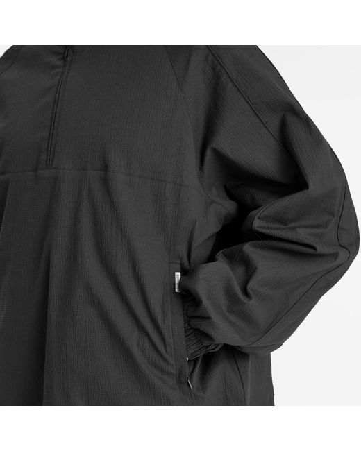 Represent Black Quarter Zip Jacket for men