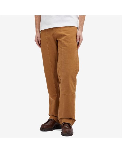 Dubbleware Brown Brewster Doubleknee Pants for men