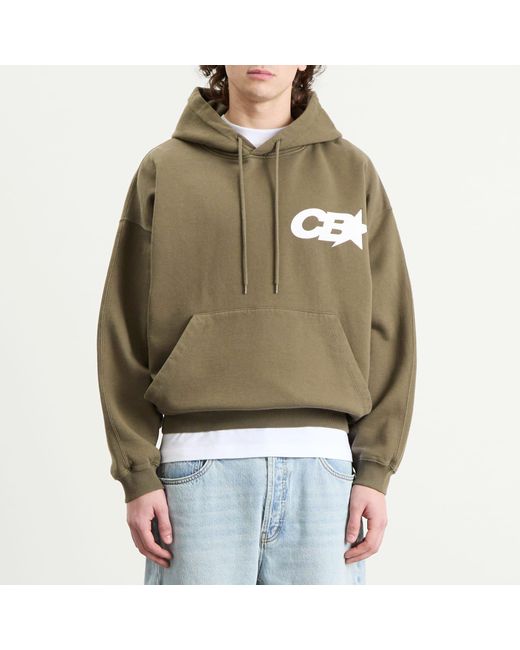 Cole Buxton Green Cb Star Racing Hoodie for men