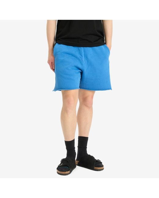 Les Tien Blue Heavyweight Yacht Sweat Short for men
